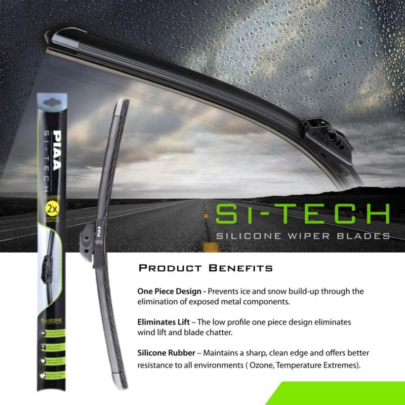 Escobilla de limpiaparabrisas Piaa 40 cm Si-Tech de silicona premium