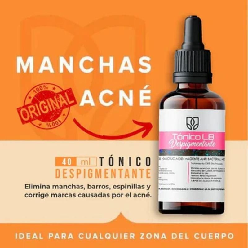 Tónico Facial RUUFE Pack de 2 Despigmentante y Aclarador