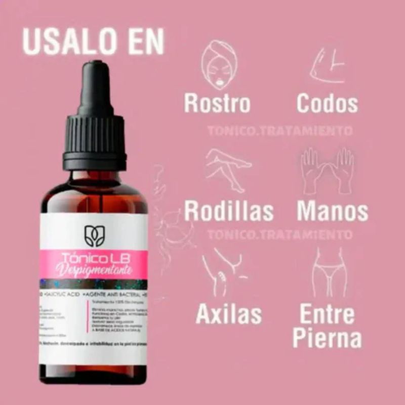 Tónico Facial RUUFE Pack de 2 Despigmentante y Aclarador