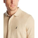 Polo Náutica Hombre Talla Mediana Color Camel Heather