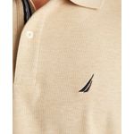 Polo Náutica Hombre Talla Mediana Color Camel Heather