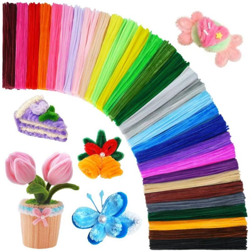 Limpiapipas GAGANIU 1200 piezas 30 cm 24 colores