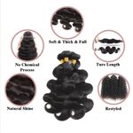 Extensiones de Cabello Katspon Body Wave 51 cm - Pack de 3