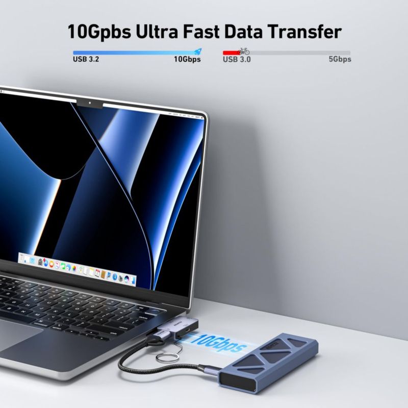 USB‑C a HDMI BENFEI 4K @ 60 Hz 100 W PD 10 Gbps