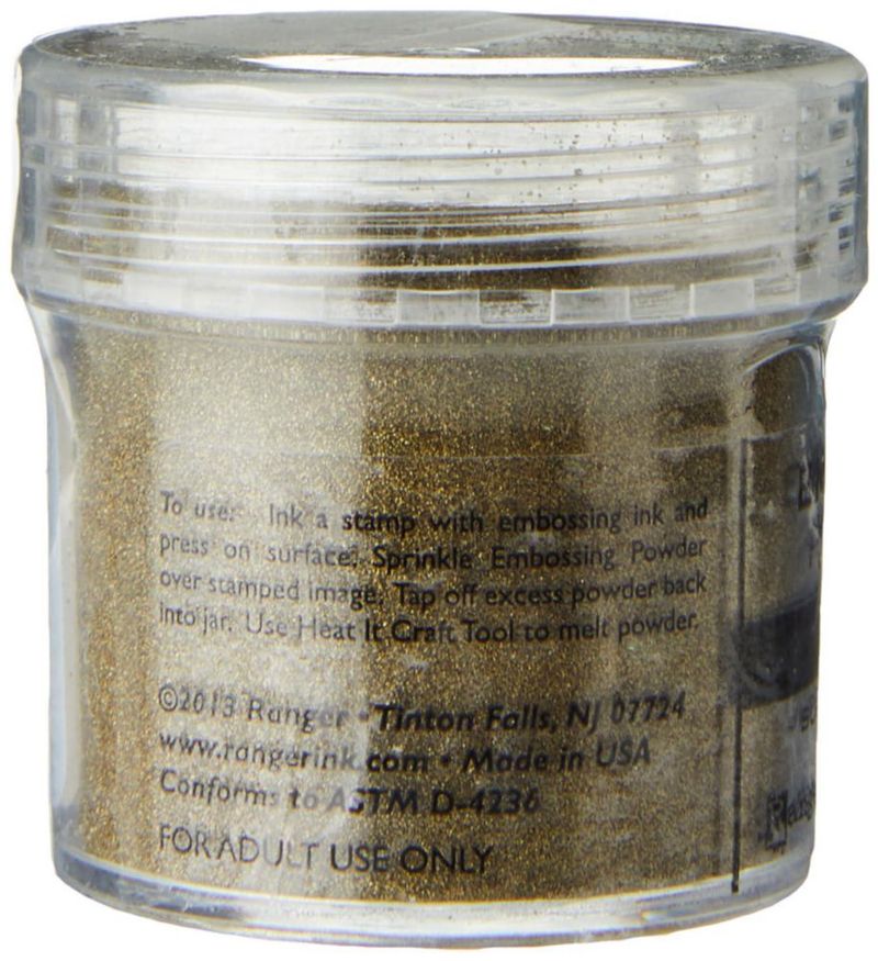 Polvo de embossing Ranger Oro Ultra Fino 28 g
