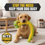 Juguete para Perro Serpiente Deslizante Bite Force - Verde - Con Silbido