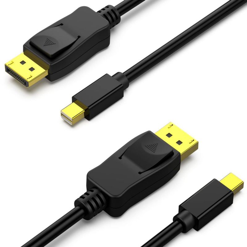 Cable Mini DP a DP BENFEI 18 m 4K@60Hz 2 unidades