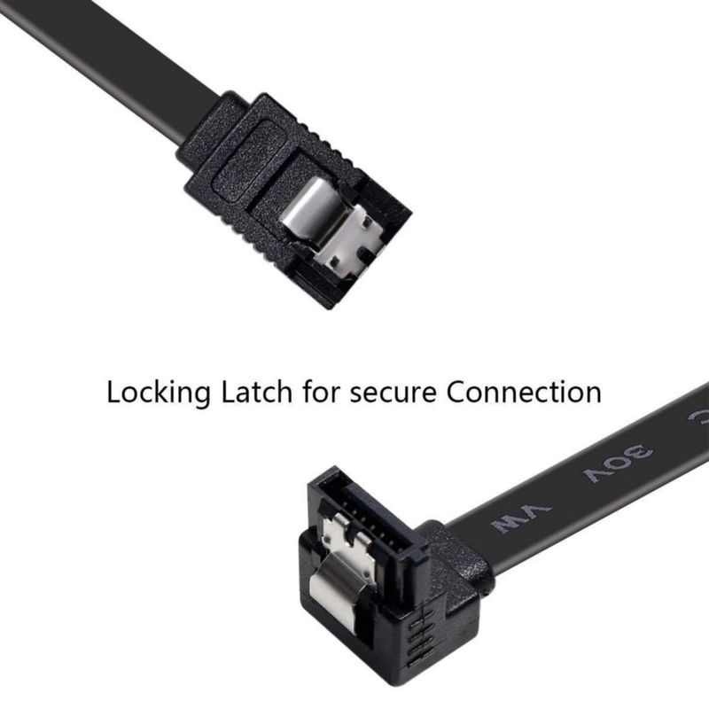 Cable SATA BENFEI 6 Gbps 46 cm Ángulo Recto Pack de 3