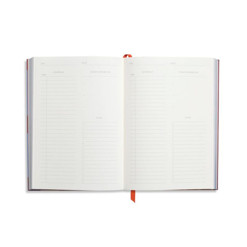 Planificador Diario A5 sin Fechas Papier – Tapa Blanda Floral