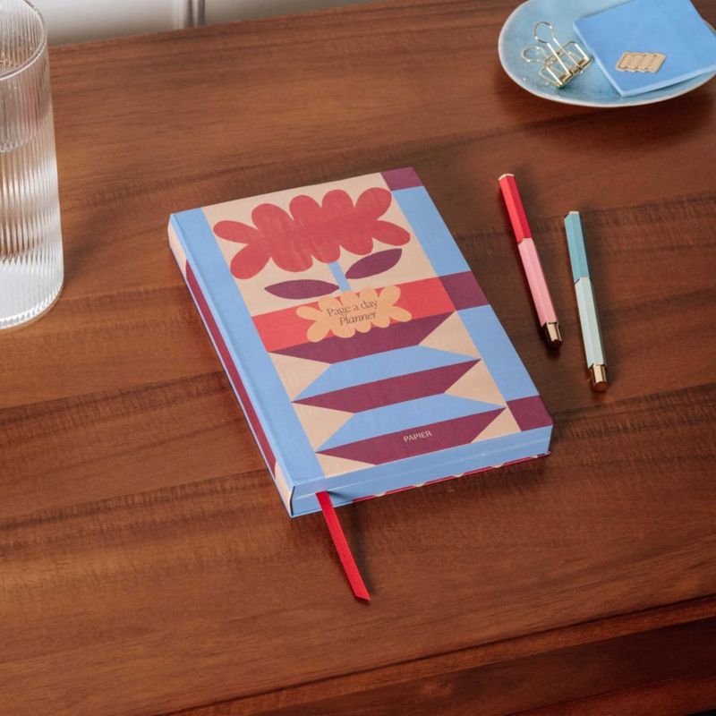 Planificador Diario A5 sin Fechas Papier – Tapa Blanda Floral