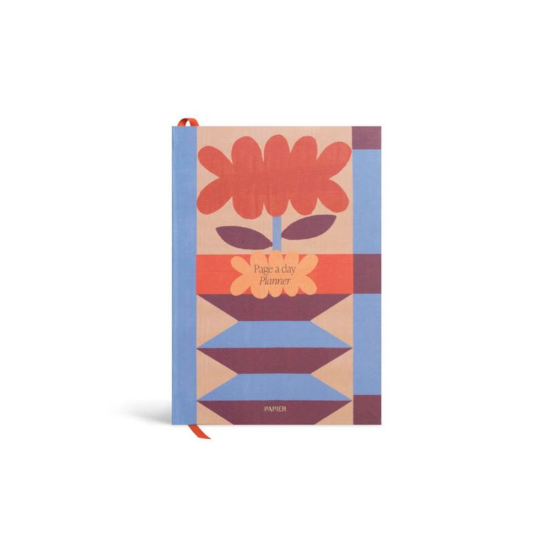 Planificador Diario A5 sin Fechas Papier – Tapa Blanda Floral