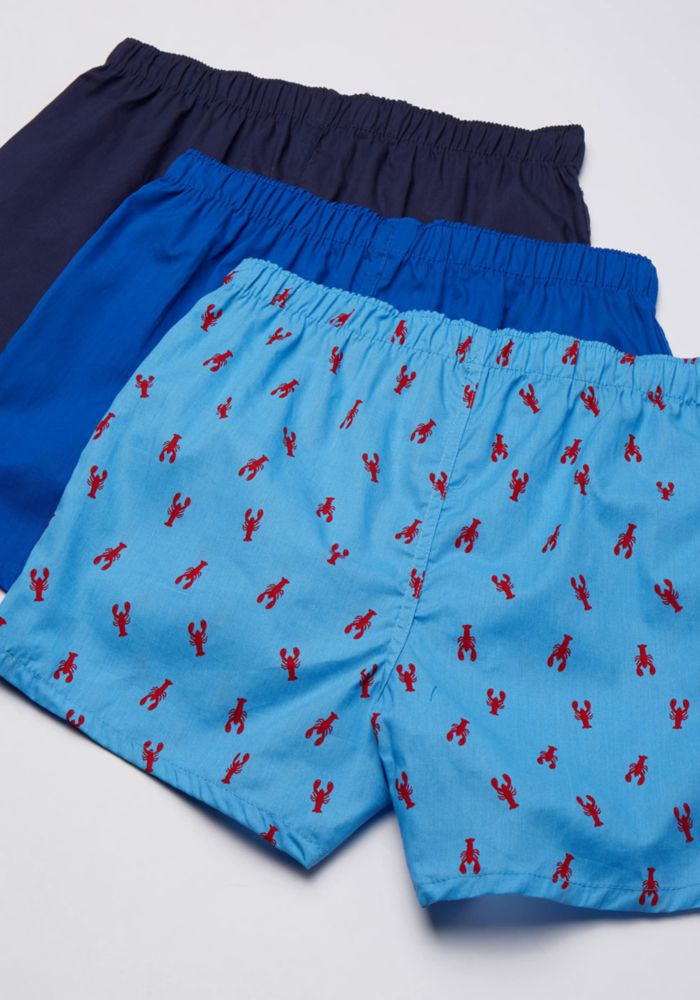 Boxers Nautica de algodón tejido pack de 3