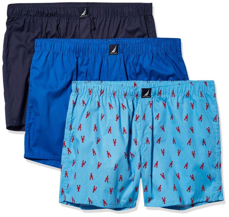 Boxers Nautica de algodón tejido pack de 3