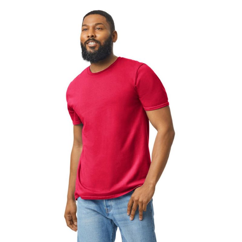 Camiseta Gildan G64000 Roja paquete de 2 talla XL