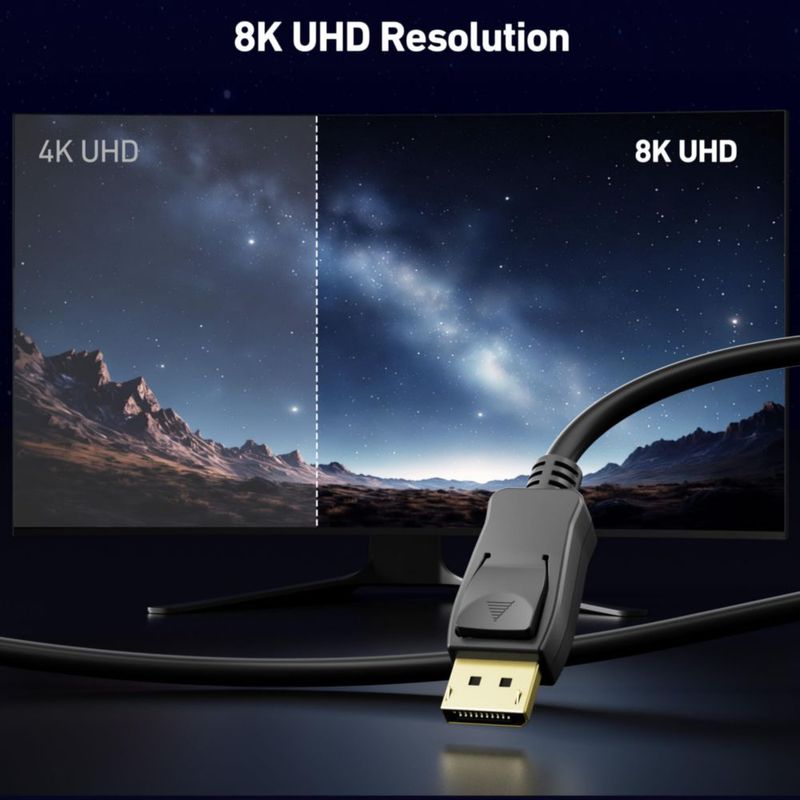 Cable DisplayPort BENFEI 8K 90 cm Certificado VESA