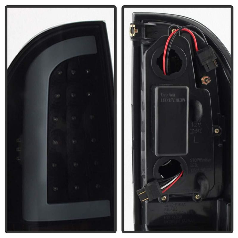 Luces traseras LED ACANII para Toyota Tacoma 2005‑2015 con acabado ahumado