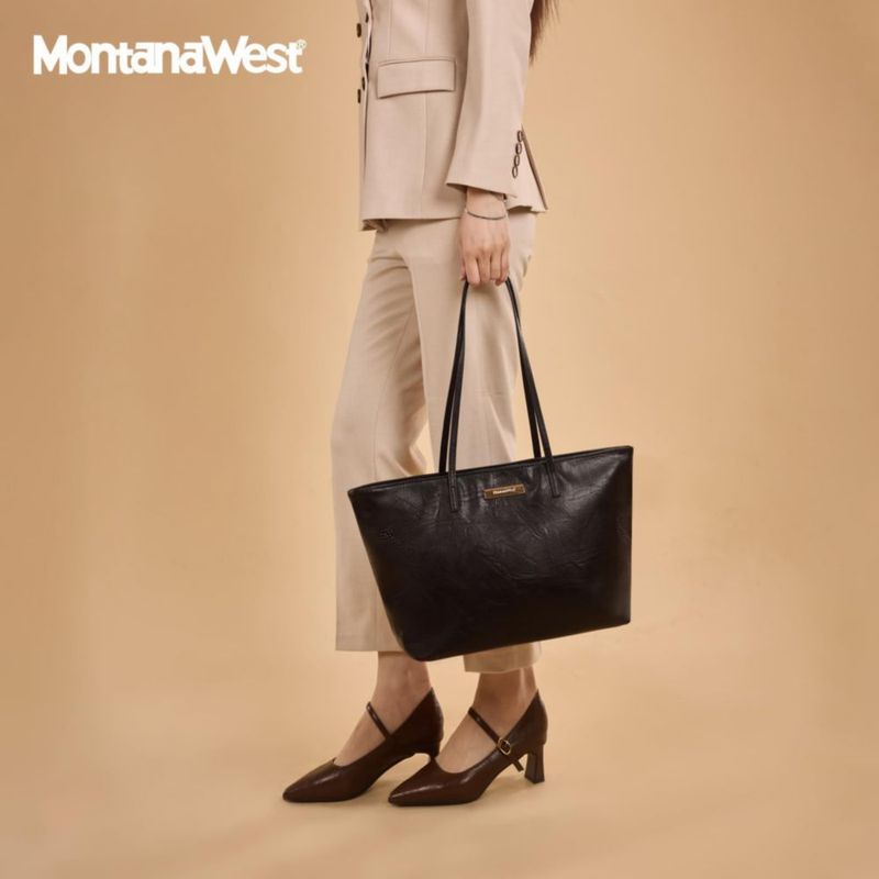 Bolso Tote Montana West 43 cm Bolsa de hombro para trabajo