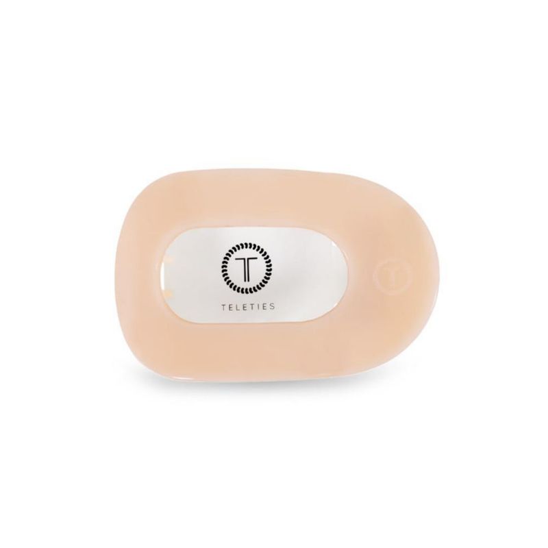 Pinza para el pelo TELETIES mediana color almendra beige