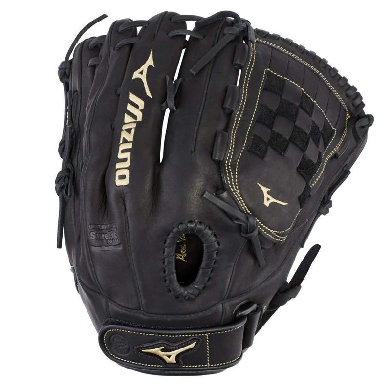 Guante de Softbol Mizuno 33 cm para Lanzamiento con Mano Derecha – Negro