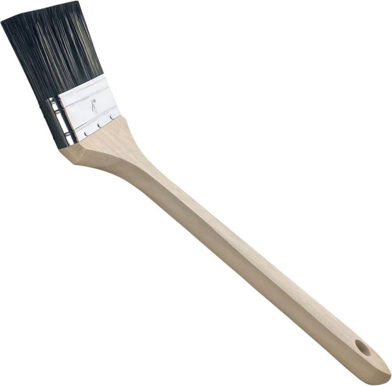 Pincel de pintura Greatandrew de mango largo de 10 cm y cabeza angular