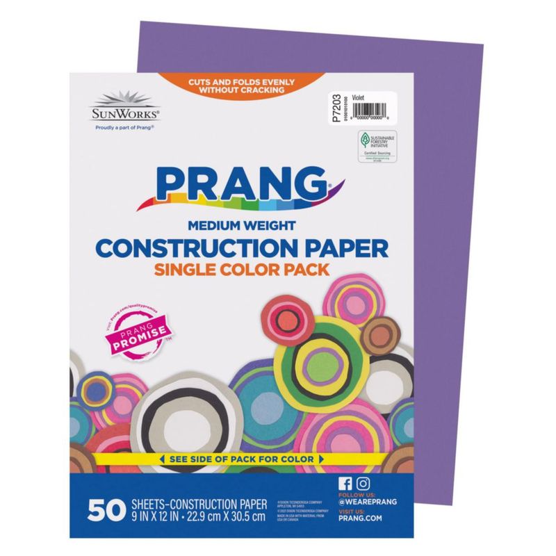 Papel de Construcción Prang 23x30 cm 50 Hojas
