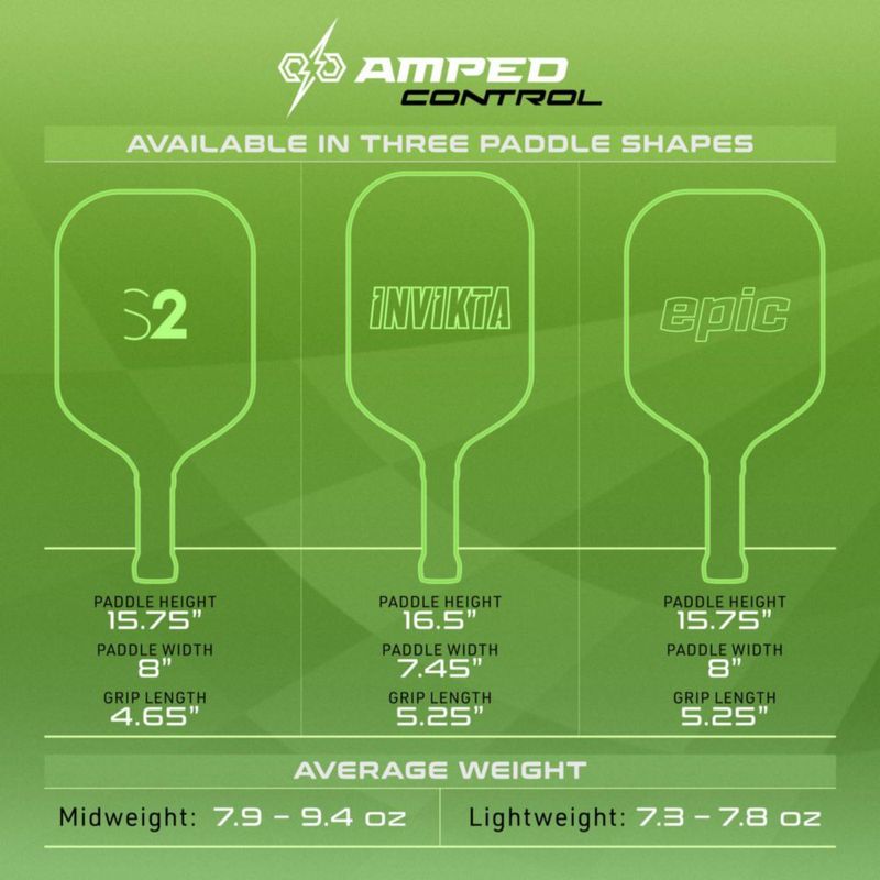 Pala de Pickleball Selkirk Sport Amped Control Invikta