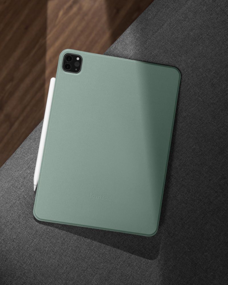 Funda vertical Smart Folio de 3 capas para iPad tomtoc