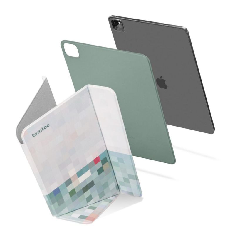 Funda vertical Smart Folio de 3 capas para iPad tomtoc