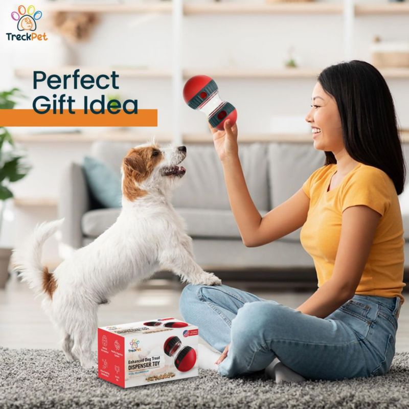Juguete Interactivo TRECKPET Rompecabezas Dispensador de Golosinas para Perros