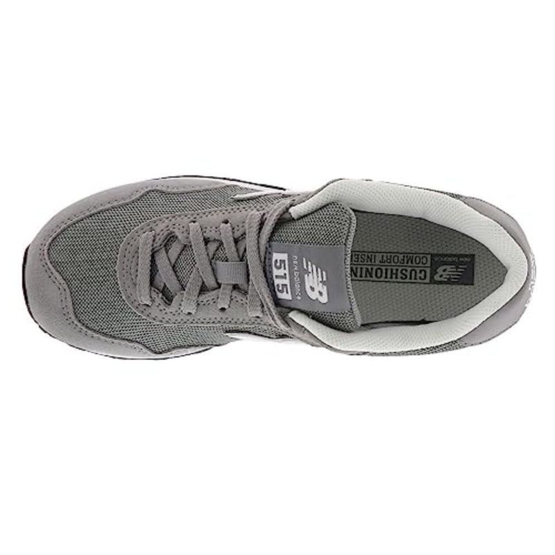 Zapatilla New Balance 515 V3 para mujer Gris/Blanco 24 cm