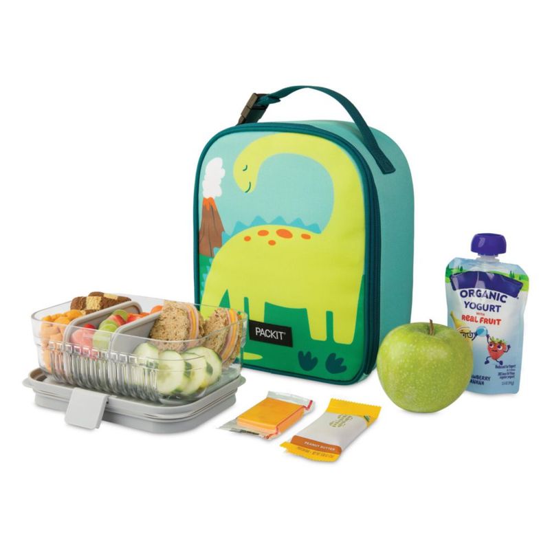 Lonchera PackIt 25 cm Dinosaurio Congelable
