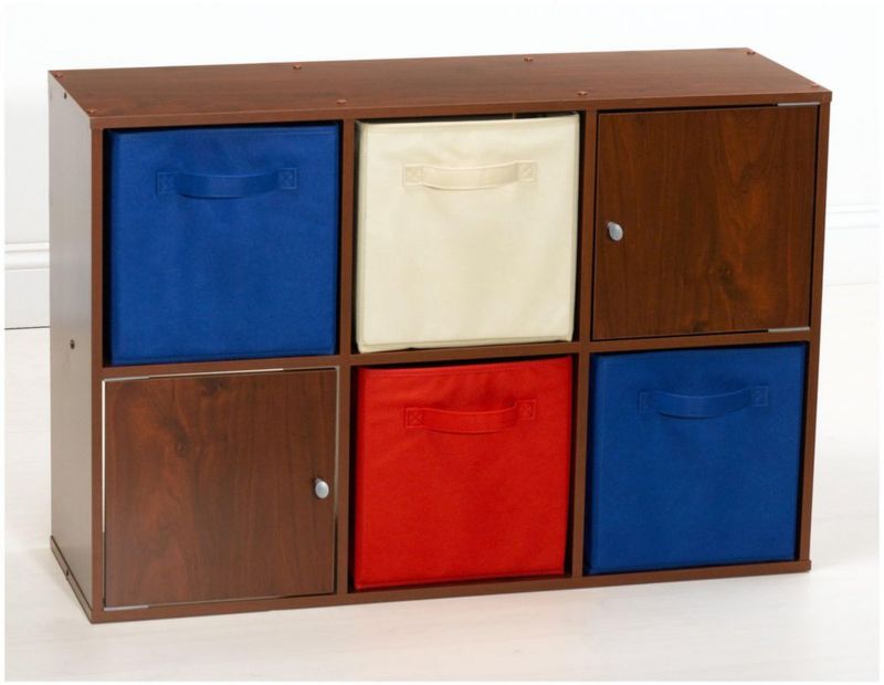 Cajón de Tela ClosetMaid 26x26x26 cm Azul Real