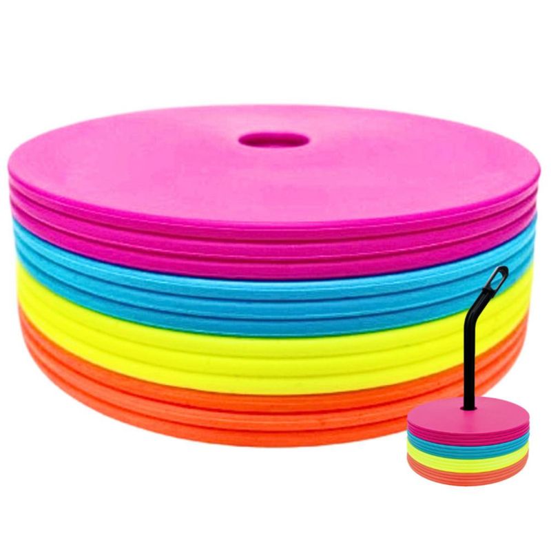 Conos planos LEZER de 15 cm juego de 12