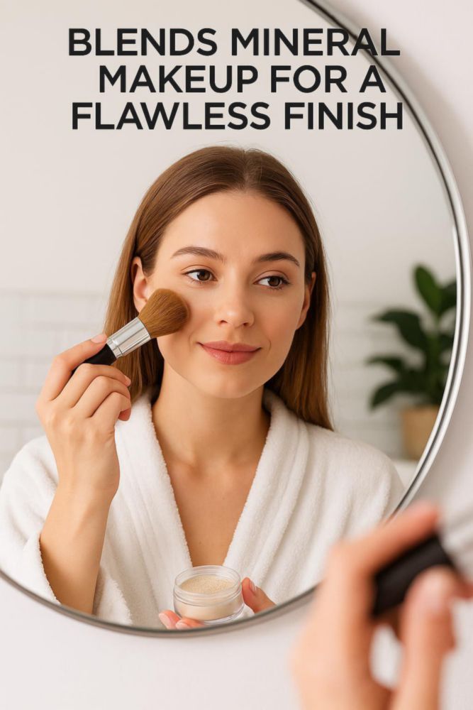 Brocha de Maquillaje Favor Parts de 15 cm con Pelo de Cabra para Polvo