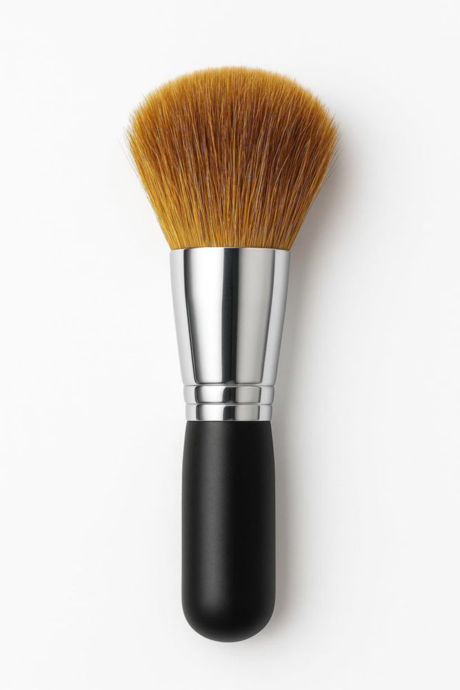 Brocha de Maquillaje Favor Parts de 15 cm con Pelo de Cabra para Polvo