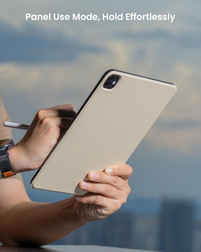 Funda para iPad tomtoc 11" M4 de 4 modos fibra de vidrio y reposo automático