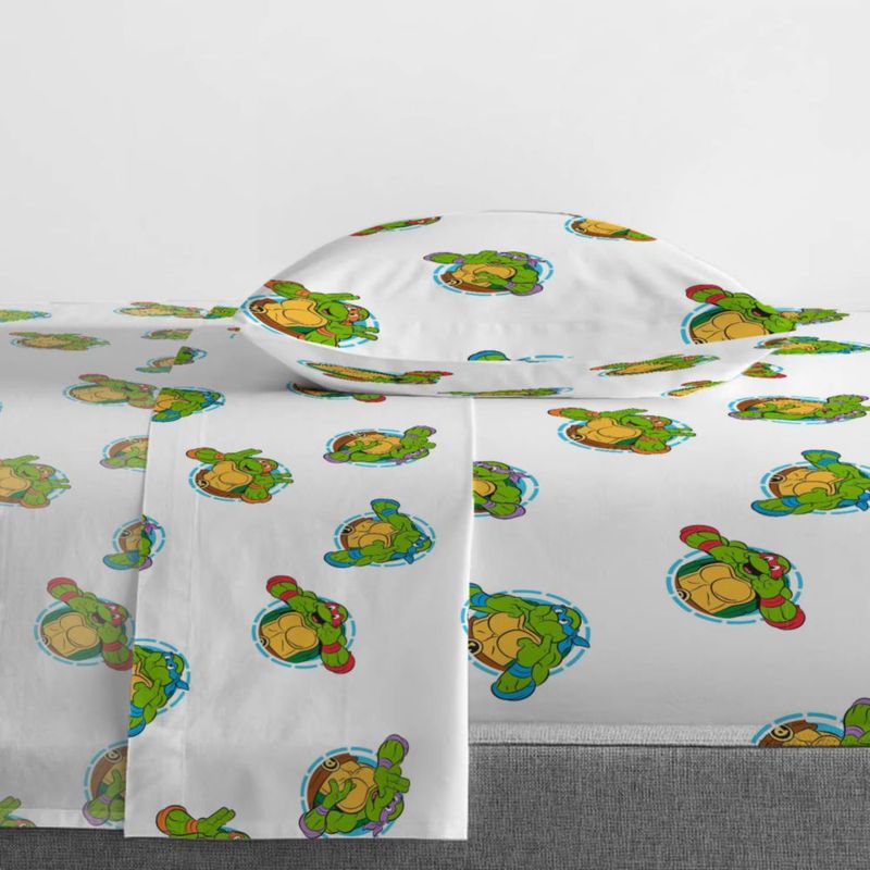 Juego de Cama Jay Franco TMNT Individual 5 Piezas Microfibra