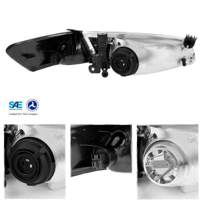 Faros AKKON para Toyota Camry 1997‑1999 negro par