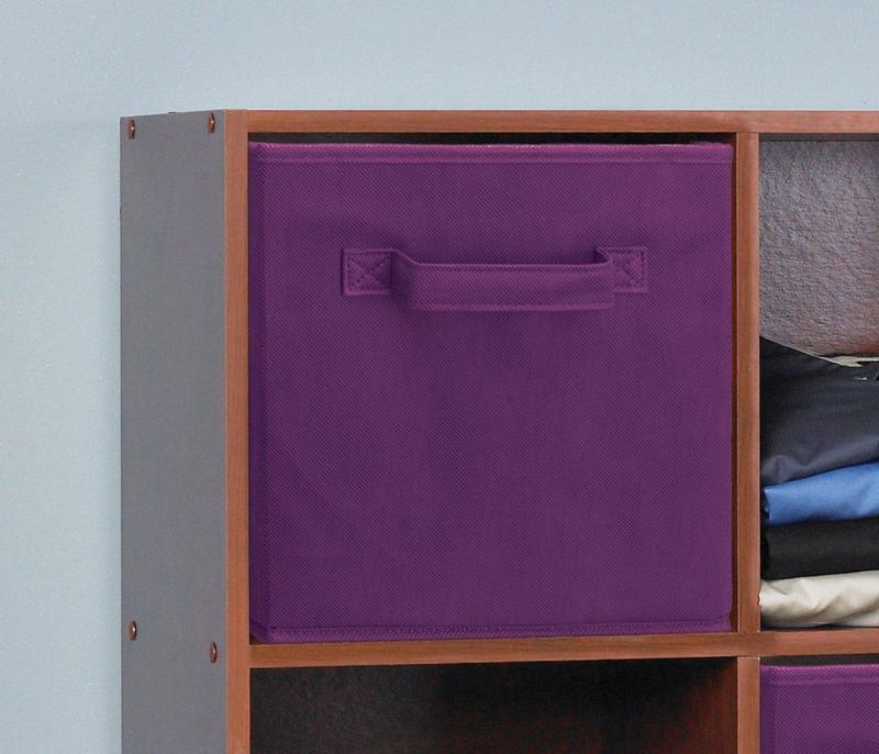 Cajón de tela ClosetMaid 26x26x26 cm morado