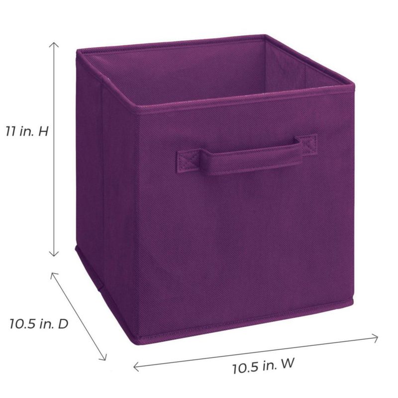 Cajón de tela ClosetMaid 26x26x26 cm morado
