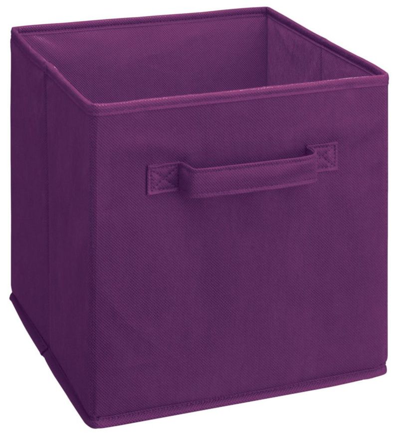 Cajón de tela ClosetMaid 26x26x26 cm morado