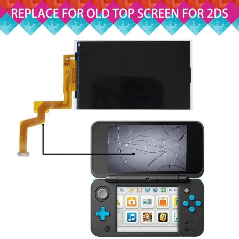 Pantalla LCD Superior para Nintendo 2DS XL – Repuesto Cuifati