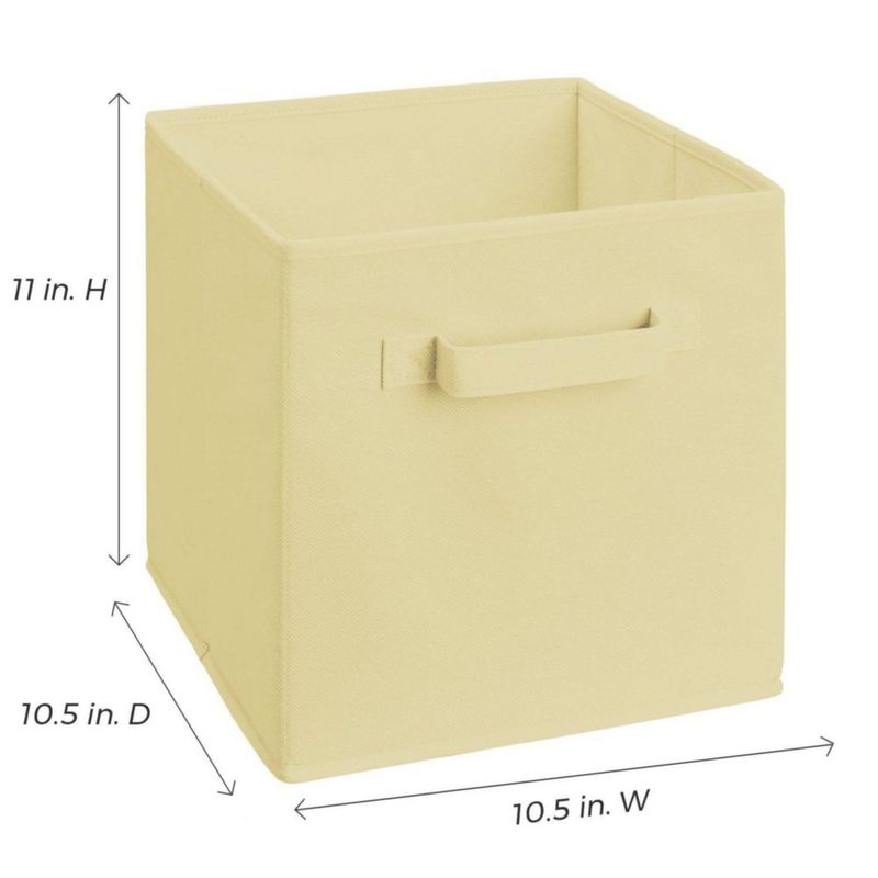 Cajones de tela ClosetMaid 2 unidades color natural 26 × 26 × 26 cm