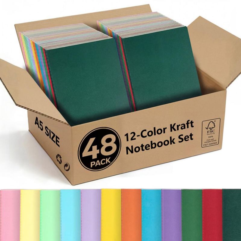 Cuadernos Foliom A5 Pack de 48 rayados 60 páginas