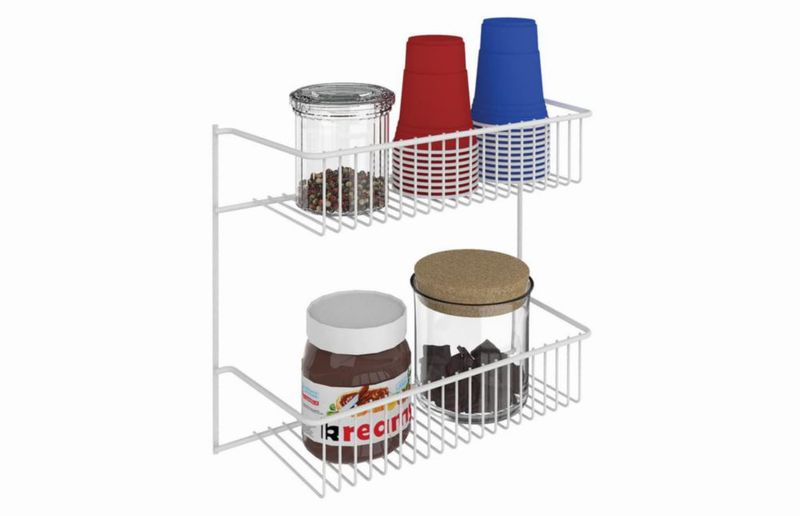 Estante ClosetMaid de 2 niveles 27 × 32 × 13 cm color blanco