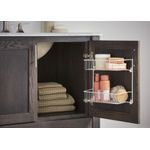 Estante ClosetMaid de 2 niveles 27 × 32 × 13 cm color blanco