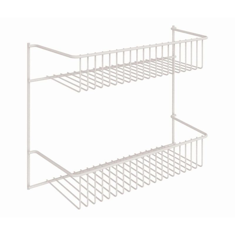 Estante ClosetMaid de 2 niveles 27 × 32 × 13 cm color blanco