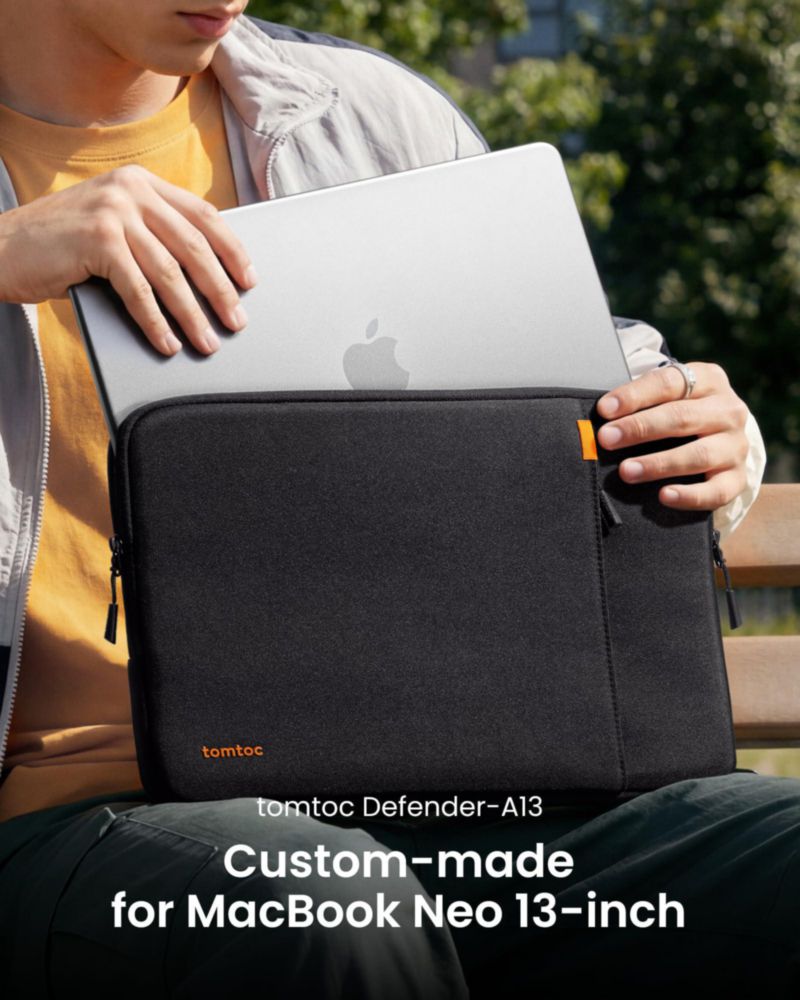 Funda para portátil tomtoc 13" MacBook Neo A3404 (2026)