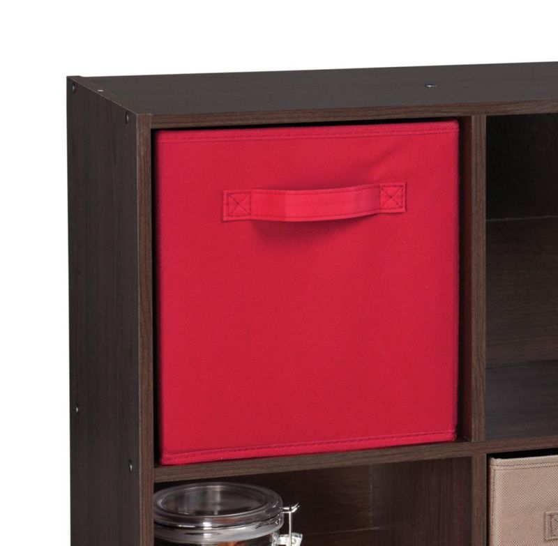 Cajón de tela ClosetMaid 26 cm rojo con asa