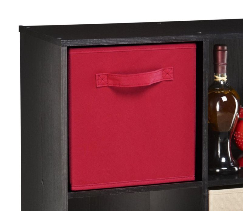 Cajón de tela ClosetMaid 26 cm rojo con asa